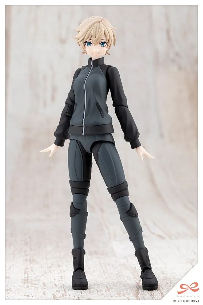 Sousai Shojo Teien Plastic Model Kit 1/10 Rui Saotome Touhou High School Tracksuit Dreaming Style Midnight Onyx 16 cm